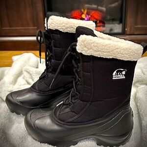 ✨ SOREL Cumberland ❄️ Winter Boots✨ NWT ✨ Wmns sz 8 Water & Wind Resistant Black